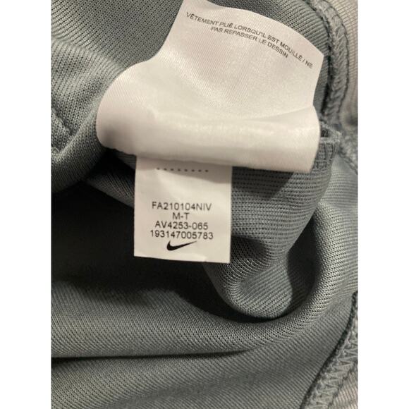 Nike Elite Dri-Fit Basketball Hoodie Wolf Grey Men's Sz Med - Picture 7 of 7